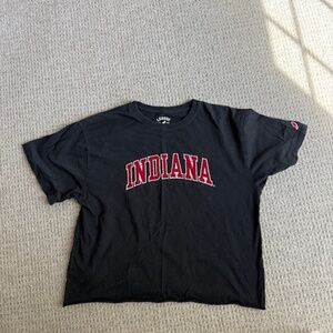 Indiana University League cropped t-shirt